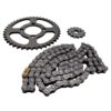 Kit De Sprock Engrane Y Cadena Ct 100 Bajaj Original - Imagen 4