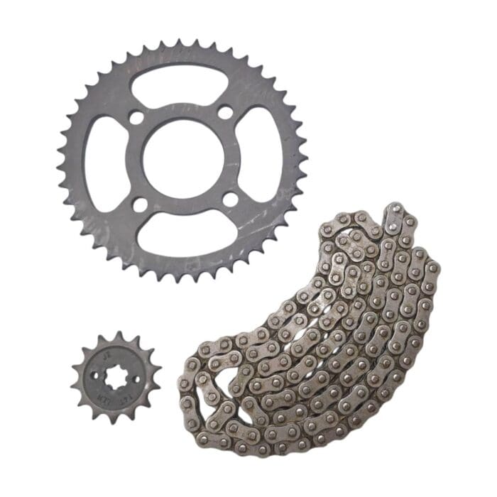 Kit De Sprock Engrane Y Cadena Bajaj Discover 125 M 150 Disc - Imagen 2