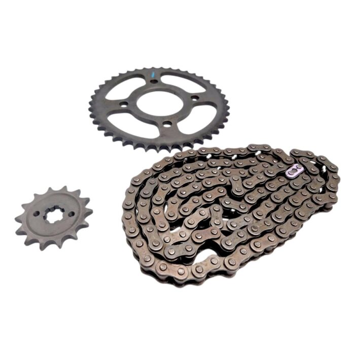 Kit De Sprock Engrane Y Cadena Boxer 150 Bajaj Original - Imagen 4