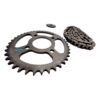 Kit De Sprock Engrane Y Cadena Boxer 150 Bajaj Original - Imagen 3