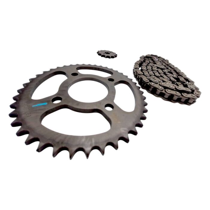 Kit De Sprock Engrane Y Cadena Boxer 150 Bajaj Original - Imagen 3