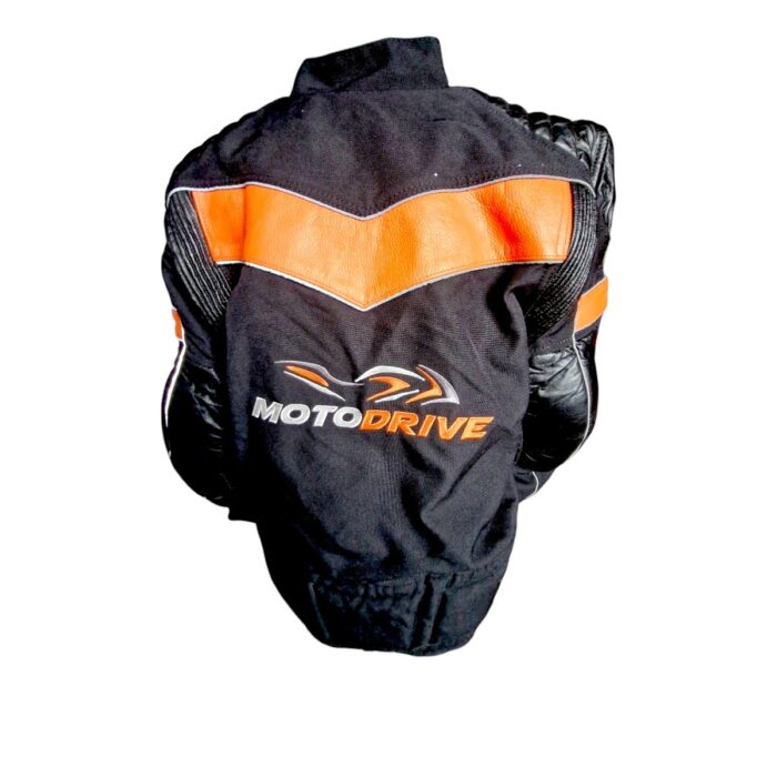 Chamarra De Cordura Piel Nylon L Motodrive Original - Imagen 3
