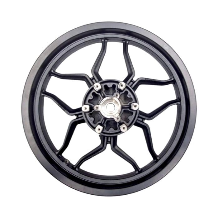 Rin Trasero Negro Bajaj Pulsar Ns 160 Twint Disc Original - Imagen 3
