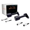 Slider Sin Burrera Dominar 400 Mach Negro Motodrive Original