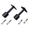 Slider Sin Burrera Dominar 400 Mach Negro Motodrive Original - Imagen 3
