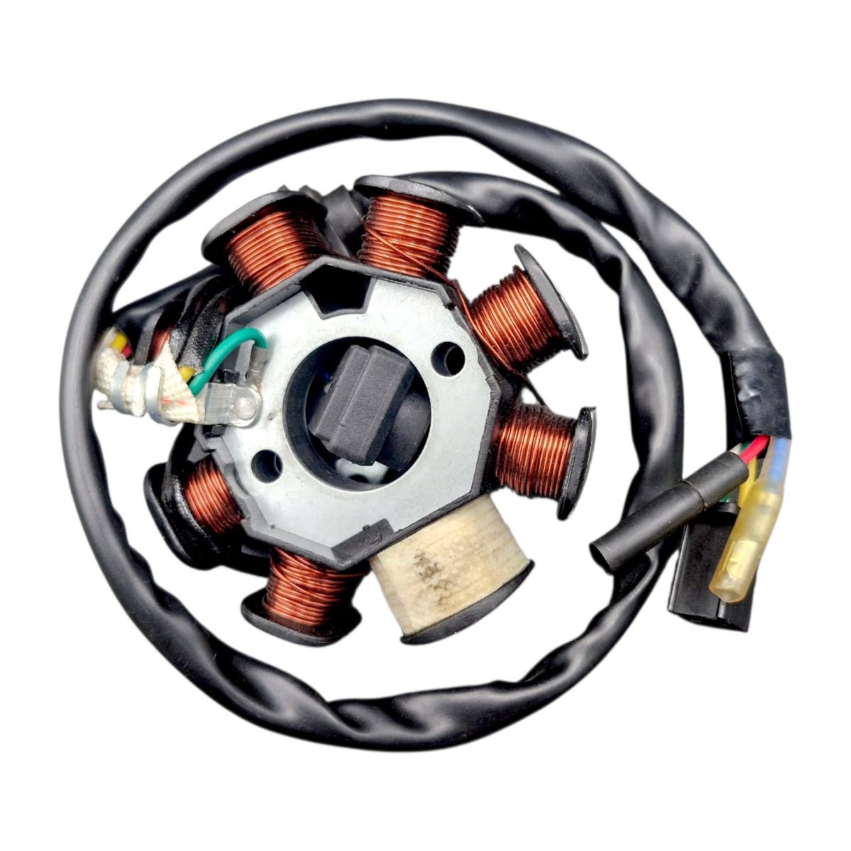 Estator 8 Bobinas Motoneta Cs125 Italika Original - Imagen 2