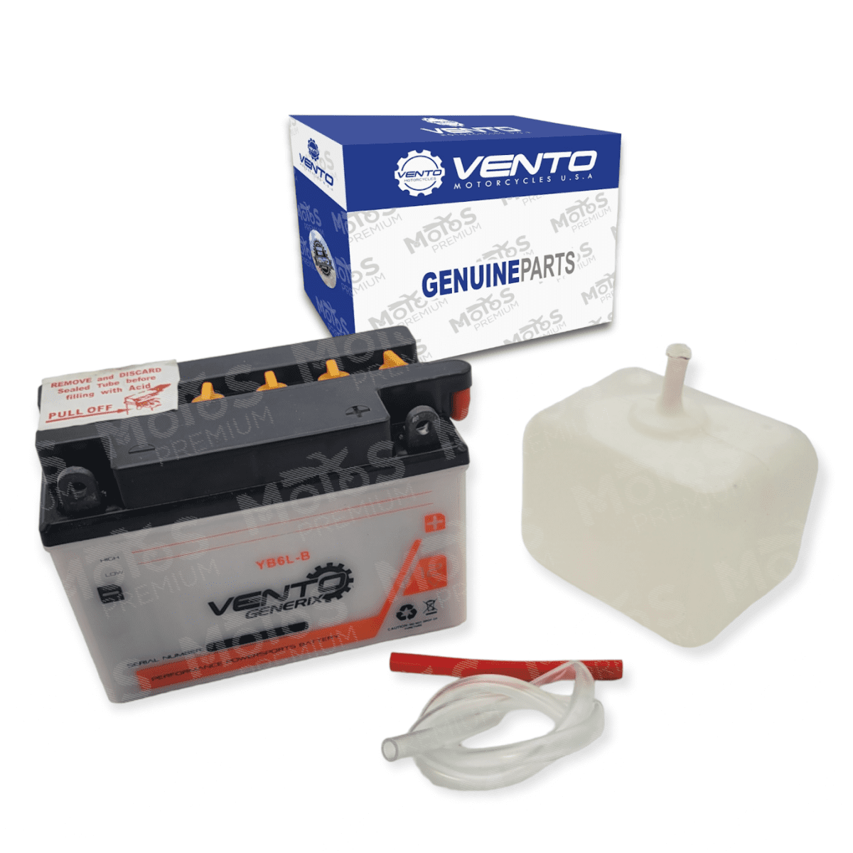 Batería De Ácido Vento Generix YB6L-B 12V – Motos Premium