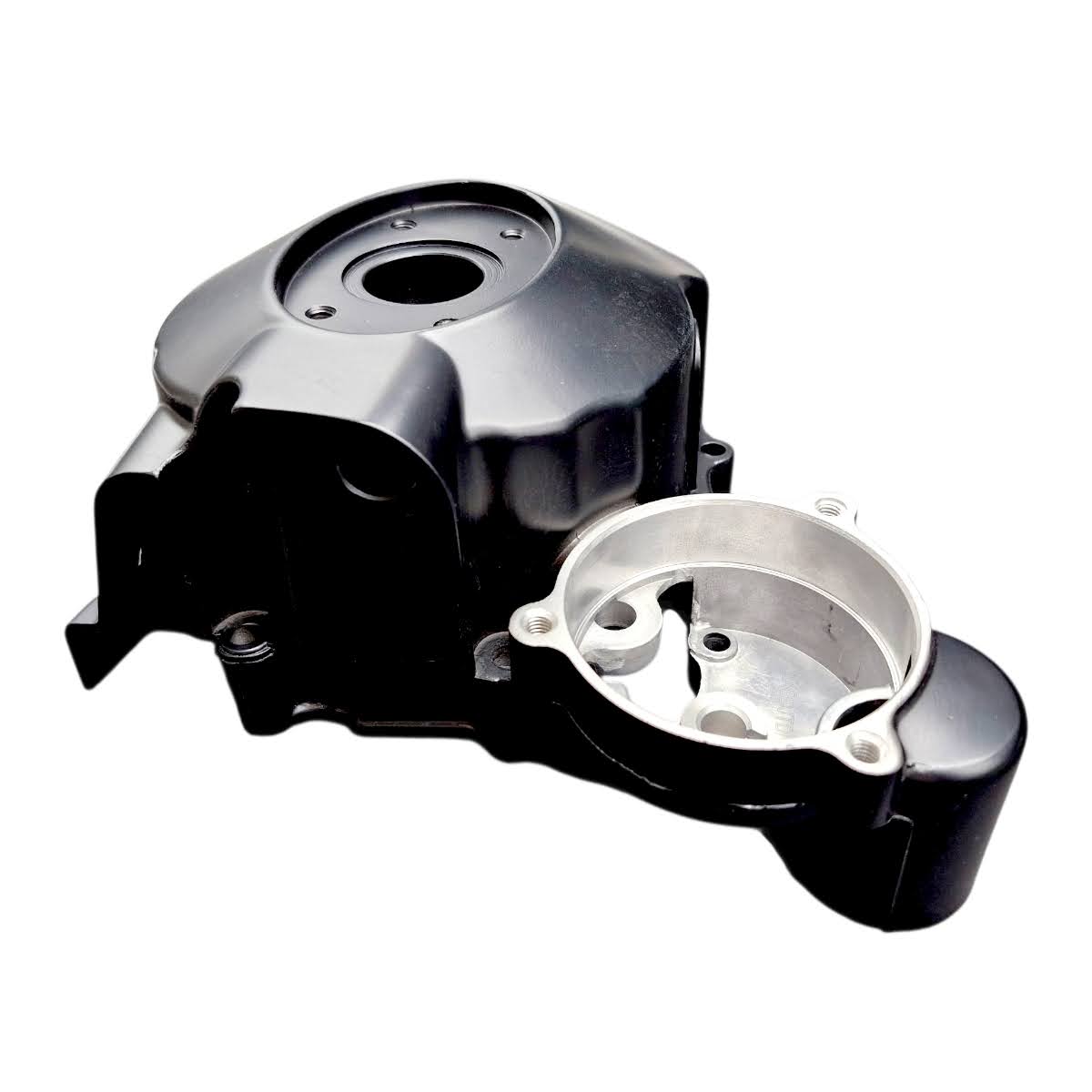 Cubierta De Carter Izquierdo Negro Dm150 Italika Original - Imagen 4