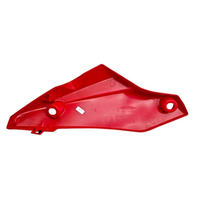 Cubierta inferior spoiler derecho negro rojo FT250 TS Italika Original - Imagen 3