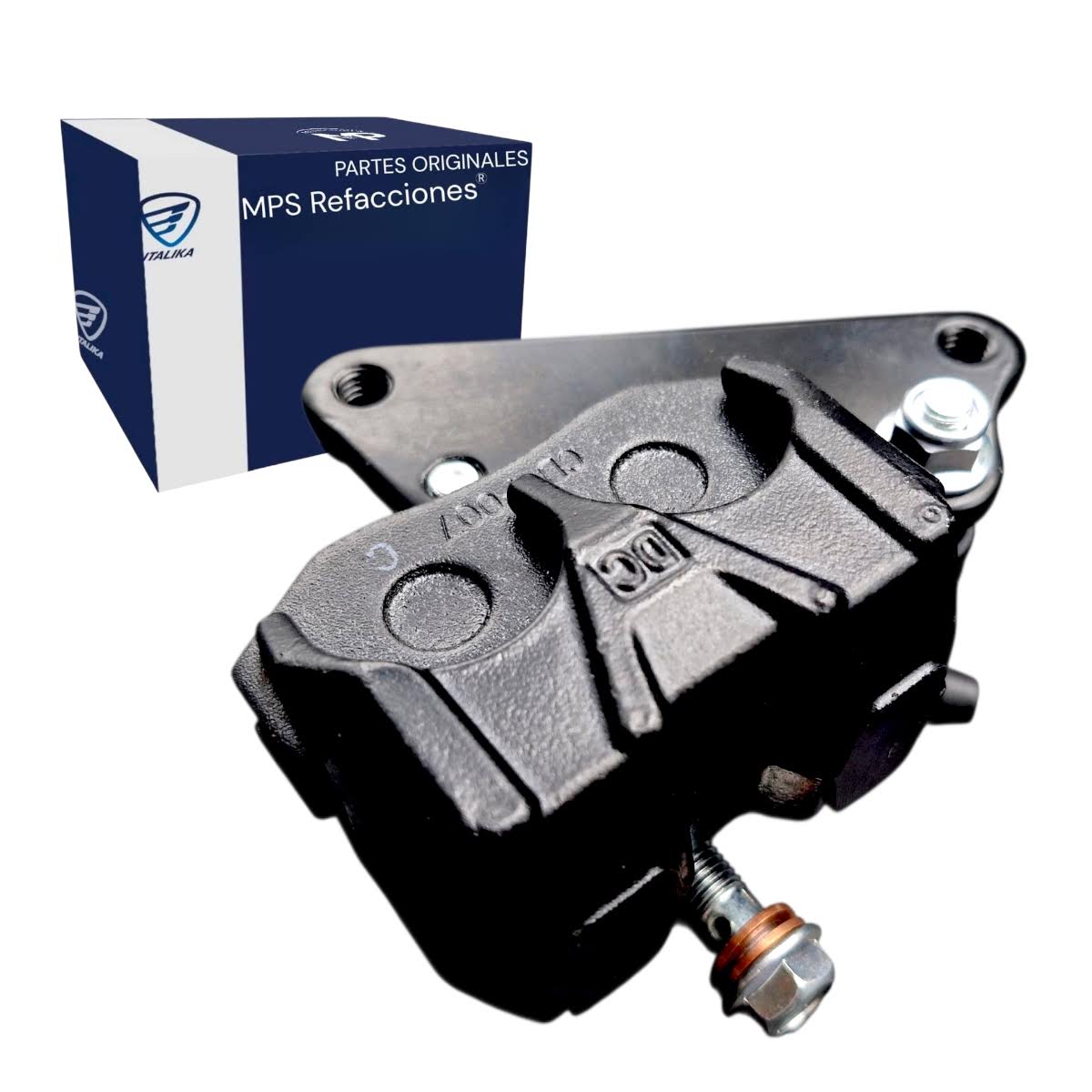 Caliper De Freno Delantero Negro Fiera 200 Italika Original