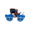 LUZ LED FIJA DECORATIVA TIPO TRANSFORMERS AZUL - Imagen 2