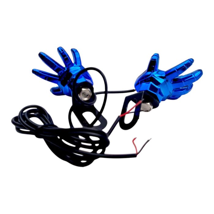 Faro Decorativo Led Azul Fijo Tipo Mano Delantero/trasero - Imagen 3
