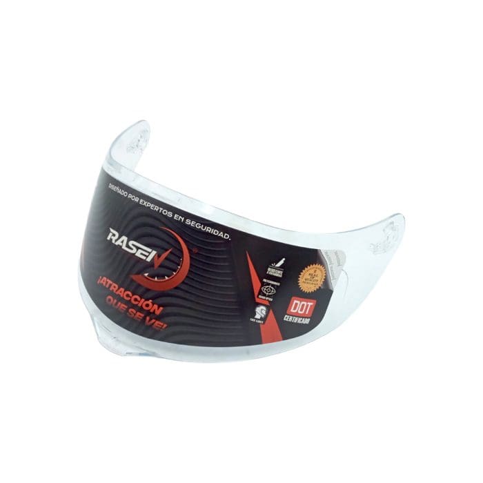 MICA PARA CASCO TRANSPARENTE DOBLE PESTAÑA