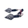 Direccional Led Tipo Rombo Rojo Universal - Imagen 2