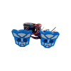 LUZ LED FIJA DECORATIVA TIPO TRANSFORMERS AZUL