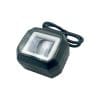 FARO AUXILIAR LED CON LUPA CUADRADO CON 2 LED OJO DE ANGEL ROJO CON LUZ BLANCA FIJA Y ESTROBO