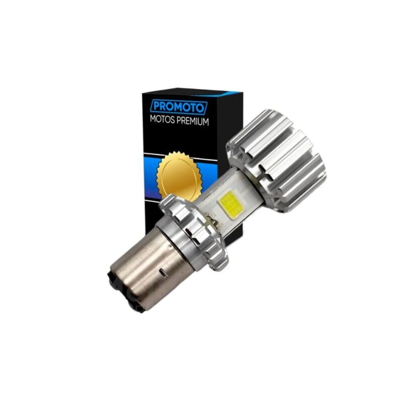 SHINYY Lampadina BA20D S2 LED Faro per Moto, 2024 Nuovo Potente 18000LM 6500K Bianco 12V Lampade