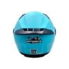 Casco Abatible Solido Grande Azul Mate - Imagen 3
