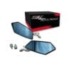 ESPEJO MOTO IRON RACING MODERNO NEGROBLANCO