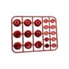 TAPA PARA TORNILLO HEXAGONAL ROJO DE PLASTICO UNIVERSAL - Imagen 3