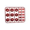 TAPA PARA TORNILLO HEXAGONAL ROJO DE PLASTICO UNIVERSAL - Imagen 2