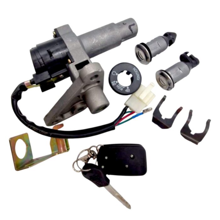 Kit De Cerraduras Con Llavero Ds150 Italika Original - Imagen 3