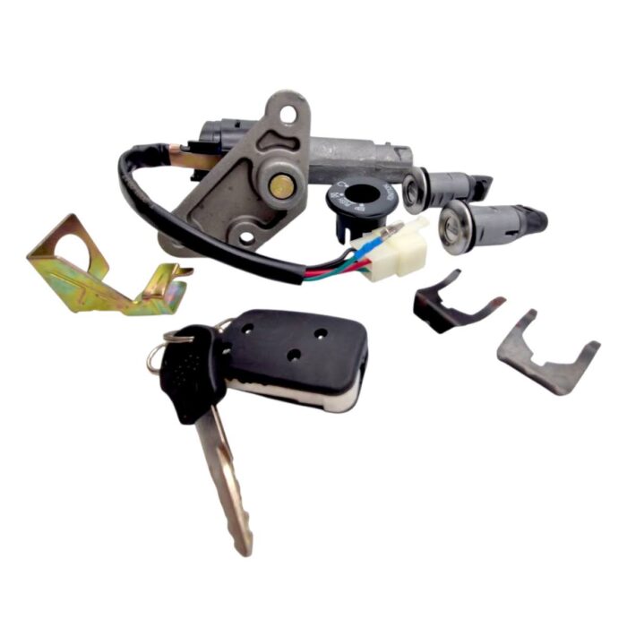 Kit De Cerraduras Con Llavero Ds150 Italika Original - Imagen 2