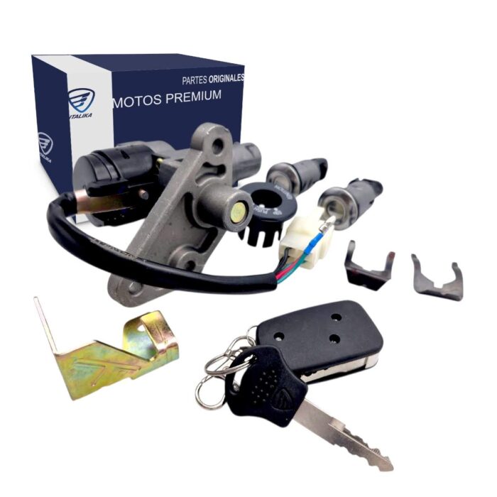 Kit De Cerraduras Con Llavero Ds150 Italika Original