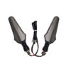 Direccional Led Secuencial Tipo Rayas Amar-blanco Universal - Imagen 2