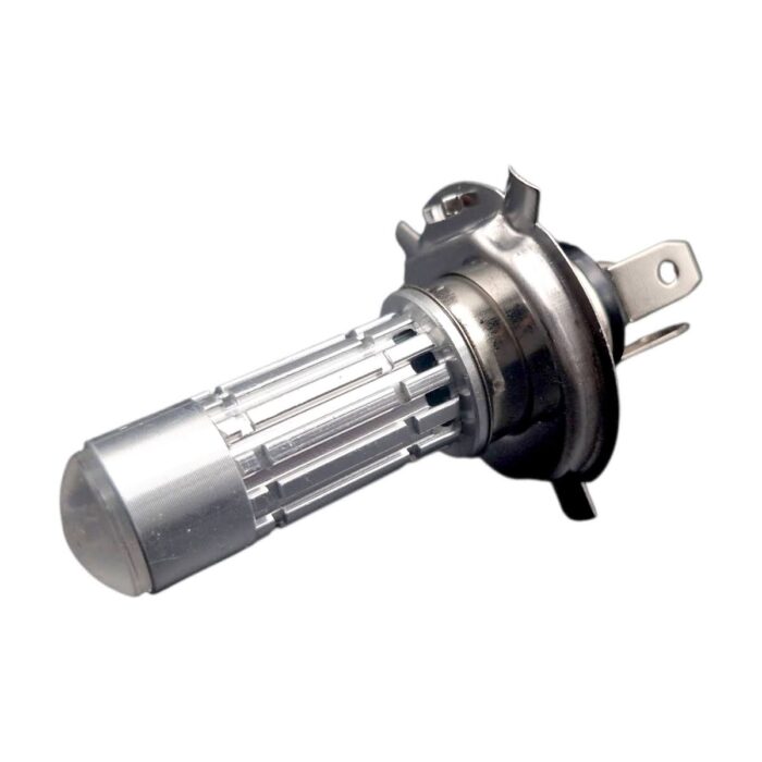 Foco De Faro H4 Con Lupa Hiper Led Amarillo Y Blanco - Imagen 4