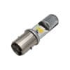 Foco Faro Led Media Vuelta Blanco Amarillo Carcasa Dorada - Imagen 3