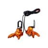 FARO AUXILIAR DECORATIVO LED NARANJA FIJO DELANTERO O TRASERO TIPO MANO - Imagen 2