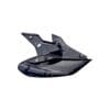 Cubierta Lat Tanque Der Negro Cal Pulsar N250 Bajaj Original - Imagen 3
