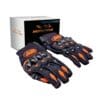 Guante Motodrive Mesh + Pvc Size L Naranja Original