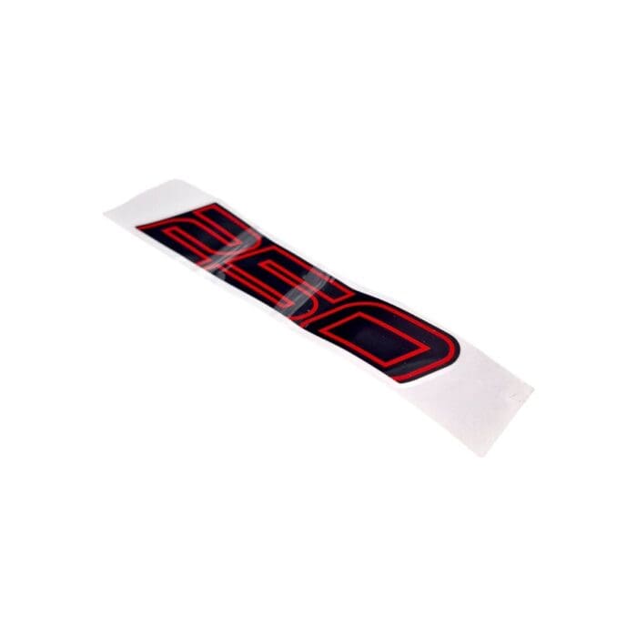 STICKER 250 IZQ CUBIERTA TRAS ROJO Tornado 250 Vento Original - Imagen 3