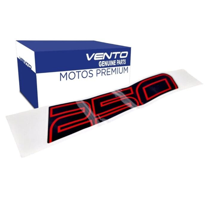 STICKER 250 IZQ CUBIERTA TRAS ROJO Tornado 250 Vento Original