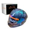 Casco Md M70 Full Face Mat Black/blue T-xl