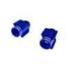 Tapon De Valvula De Aire Aluminio Cohete Azul Iron Racing - Imagen 2