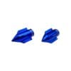 Tapon De Valvula De Aire Aluminio Cohete Azul Iron Racing - Imagen 4