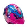 Casco Thunder Waves Azul Con Led M Kov Original - Imagen 5