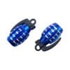 Tapón de válvula decorativo azul Motocorp Original - Imagen 2