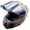 Casco Litio Obsidian Dorado Kov Original - Imagen 9