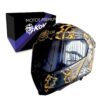 Casco Litio Obsidian Dorado Kov Original