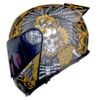 Casco Litio Obsidian Dorado Kov Original - Imagen 2