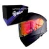 Casco Thunder Led Negro Mate Xxl Kov Original
