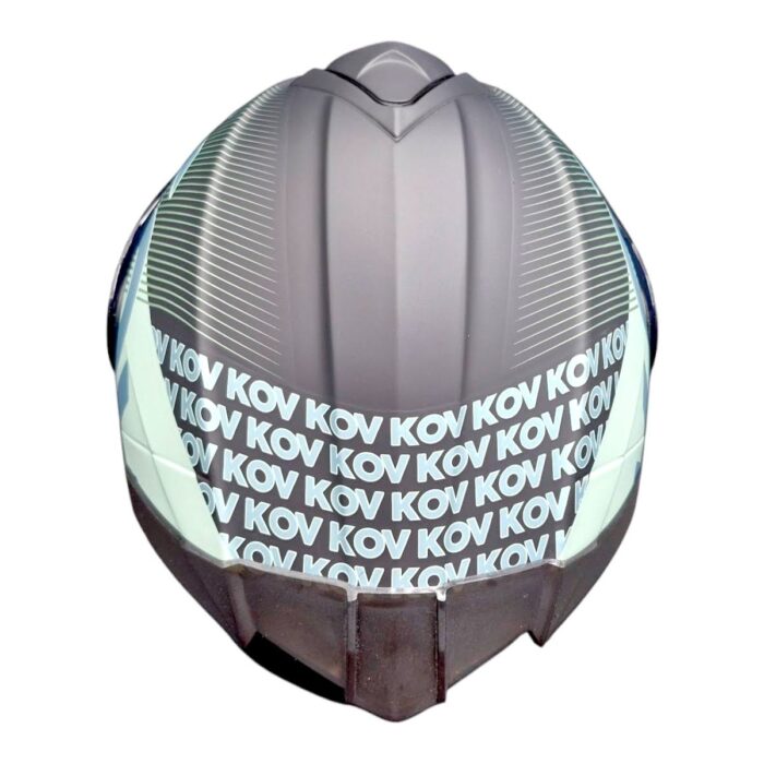 Casco Thunder Flow Verde Xl Kov Original - Imagen 11