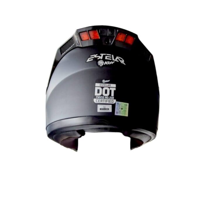 Casco Estelar Negro Mate Kov Original - Imagen 4