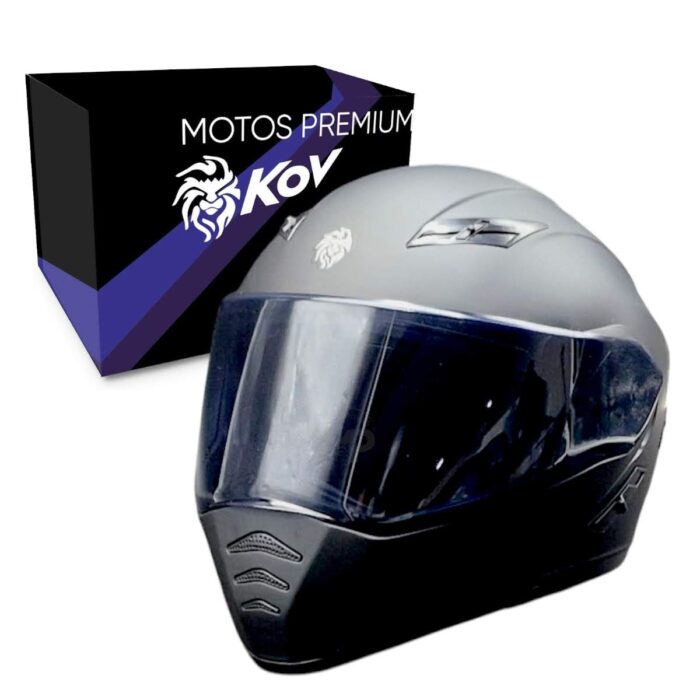 Casco Estelar Negro Mate Kov Original
