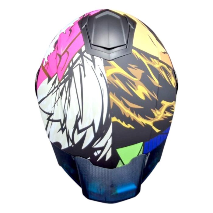 Dc Casco Zero Two Faces Morado L Kov Original - Imagen 10