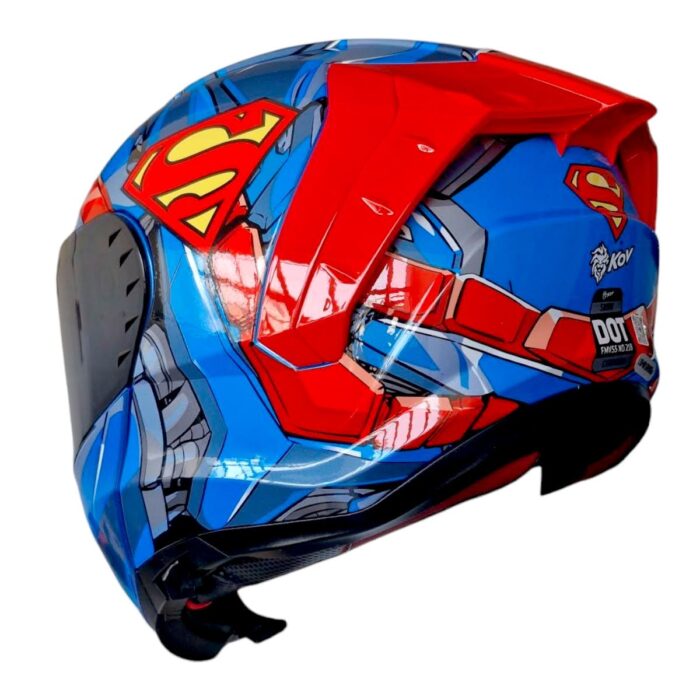 Dc Casco Snow Superman 2.0 Azul M Kov Original - Imagen 3
